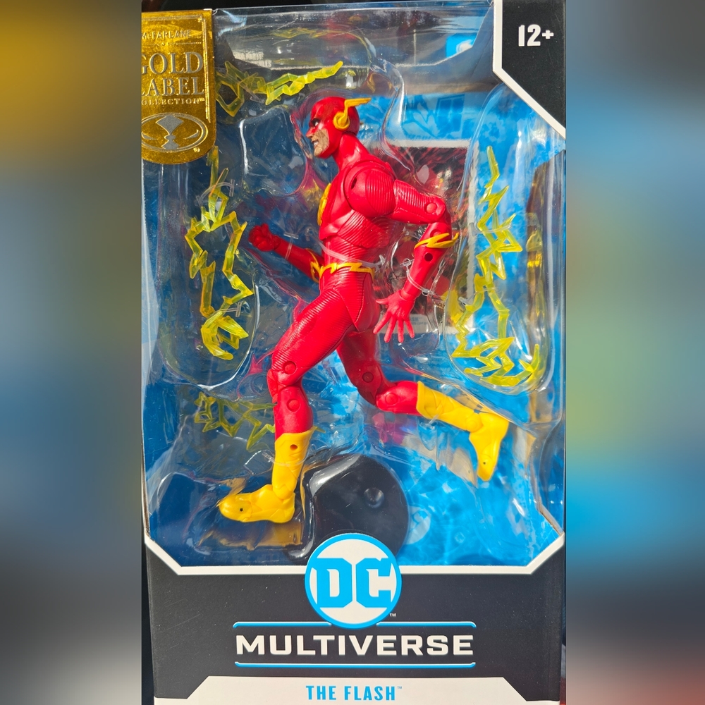 McFarlane DC Multiverse GOLD LABEL THE FLASH DAWN OF DC WALLY WEST  IN HAND 2024